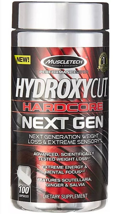 MUSCLETECH HYDROXYCUT HARDCORE NEXT GEN 100CAPS
